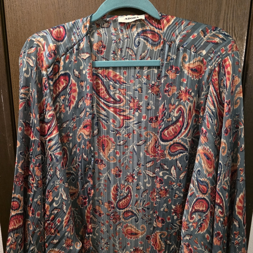 Adore Multicolor Paisley Kimono